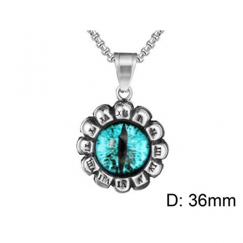 Wholesale Stainless Steel 316L Evil Eye Pendants Without Chain NO.#SJ15P004