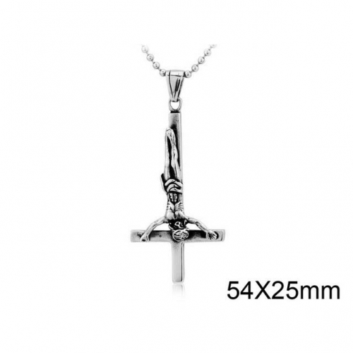 Wholesale Stainless Steel 316L Jesus Pendants Without Chain NO.#SJ14P014