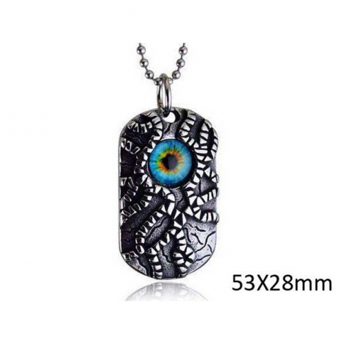 Wholesale Stainless Steel 316L Evil Eye Pendants Without Chain NO.#SJ33P002