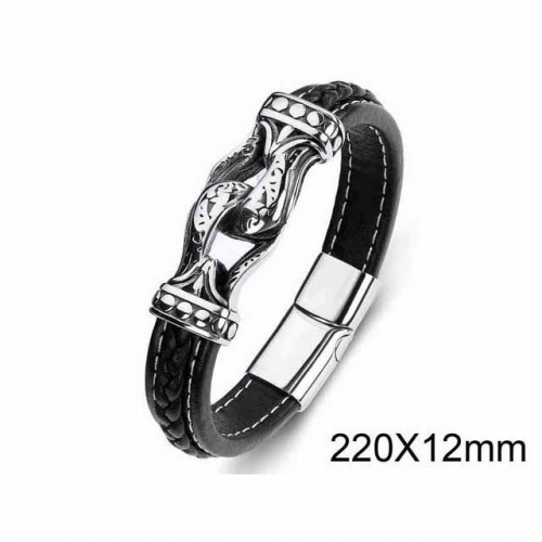 BC Wholesale Jewelry Animal Shape Leather Bracelet NO.#SJ35B189