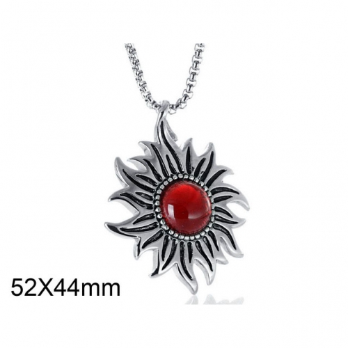 Wholesale Stainless Steel 316L CZ Pendants Without Chain NO.#SJ6P0312HPD