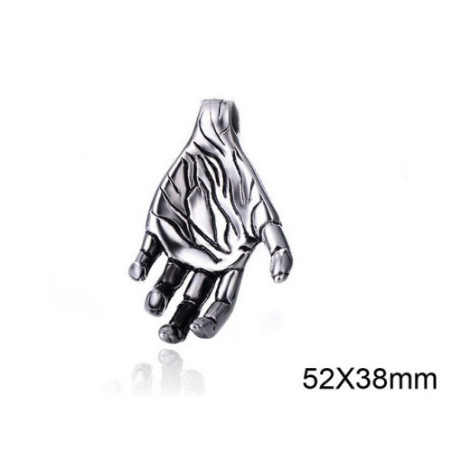 Wholesale Stainless Steel 316L Fashion Pendants Without Chain NO.#SJ34P0190HHL