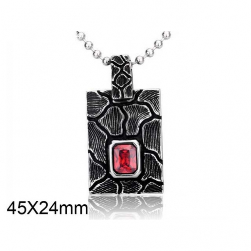 Wholesale Stainless Steel 316L CZ Pendants Without Chain NO.#SJ14P072