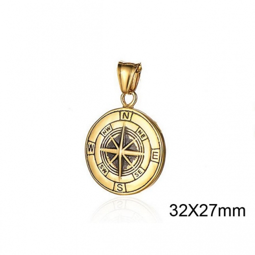 Wholesale Stainless Steel 316L Popular Pendants Without Chain NO.#SJ34P0056HIC