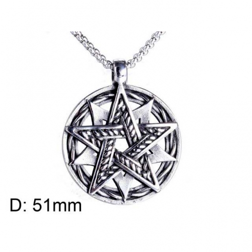 BC Wholesale Stainless Steel 316L Star Pendants Without Chain NO.#SJ9P059