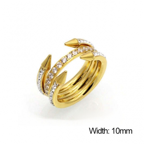 Wholesale Stainless Steel 316L Small Zircon Rings NO.#SJ18R0064