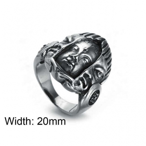 BC Jewelry Stainless Steel 316L Religion Rings NO.#SJ19R233