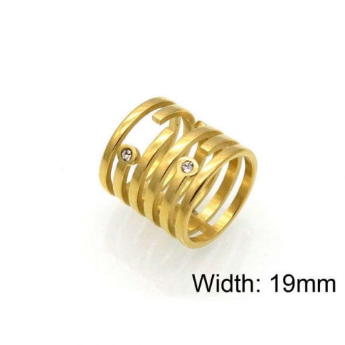 Wholesale Stainless Steel 316L Hollow Rings NO.#SJ18R0112