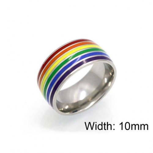 Wholesale Stainless Steel 316L Multi-Color Ring Sets NO.#SJ18R0097