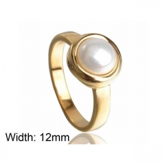 BC Jewelry Wholesale Stainless Steel 316L Pearl Rings NO.#SJ20R045