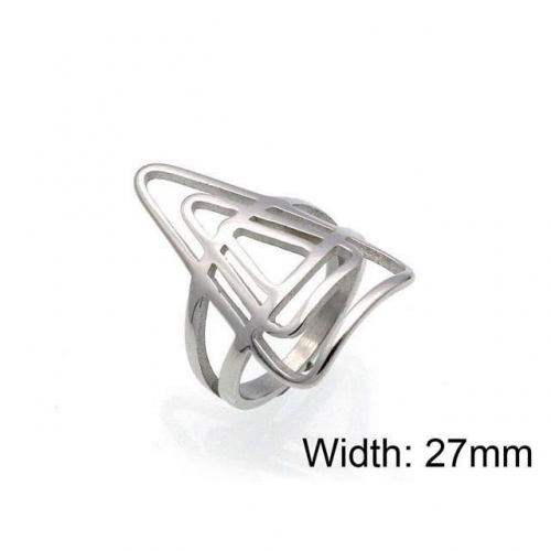 Wholesale Stainless Steel 316L Hollow Rings NO.#SJ18R0125