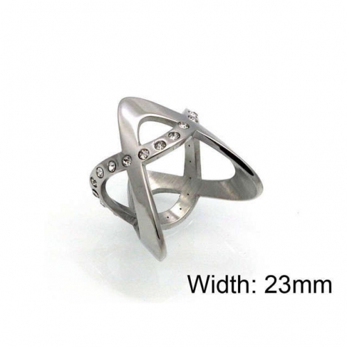 Wholesale Stainless Steel 316L Hollow Rings NO.#SJ18R0072