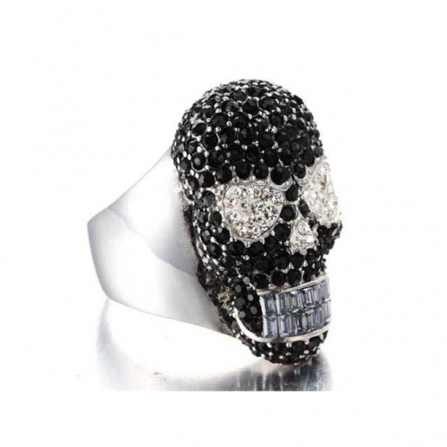 BC Wholesale Jewelry Stainless Steel 316L Skull Rings NO.#SJ19R087