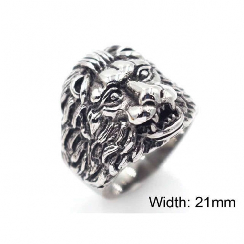 BC Wholesale Jewelry Stainless Steel 316L Animal Shape Rings NO.#SJ17R0077