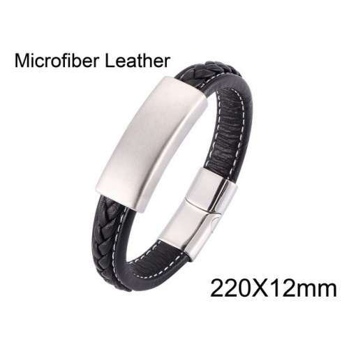 BC Wholesale Jewelry Fashion Leather Bracelet NO.#SJ13B0146HOL