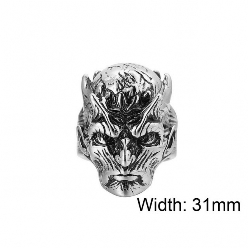 BC Jewelry Wholesale Stainless Steel 316L Skull Rings NO.#SJ15R298