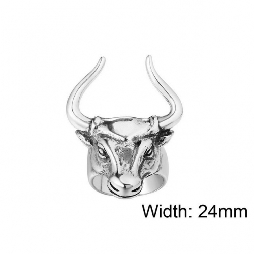 BC Wholesale Jewelry Stainless Steel 316L Animal Shape Rings NO.#SJ15R095