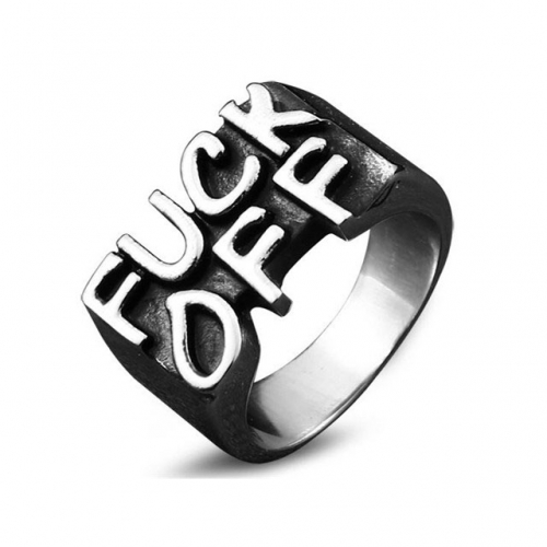 Wholesale Rings Stainless Steel 316L Font Rings NO.#SJ14R407