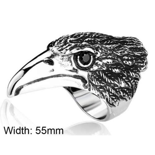 BC Wholesale Jewelry Stainless Steel 316L Animal Shape Rings NO.#SJ14R215