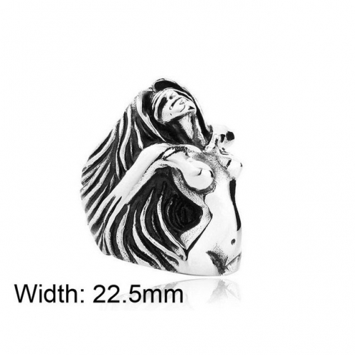Wholesale Jewelry Stainless Steel 316L Popular Rings NO.#SJ14R030