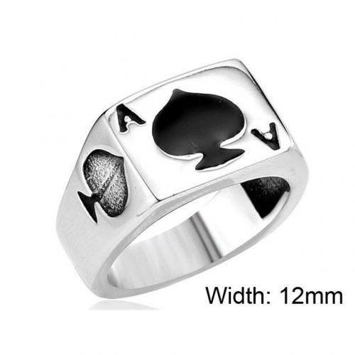 Wholesale Rings Stainless Steel 316L Font Rings NO.#SJ14R203