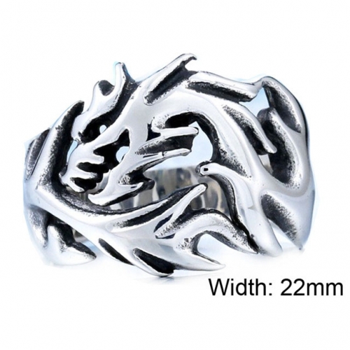 BC Wholesale Jewelry Stainless Steel 316L Animal Shape Rings NO.#SJ14R119