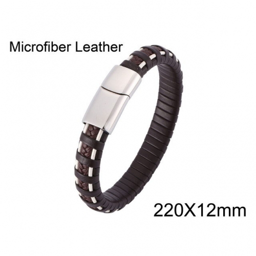 BC Wholesale Jewelry Fashion Leather Bracelet NO.#SJ13B0108HPL