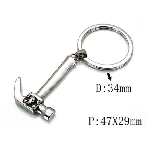 Wholesale Stainless Steel 316L Fashion Keychain NO.#BC64A0109HIE