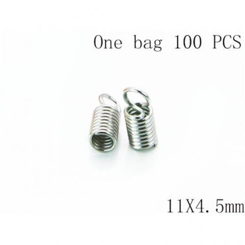 Wholesale Stainless Steel 316L Crimps and Cord Ends Fittings NO.#BC70A0447HLQ