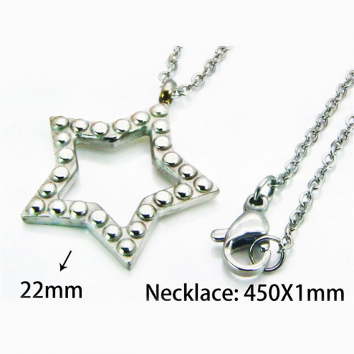 Wholesale Stainless Steel 316L Necklace (Popular) NO.#BC54N0333JL