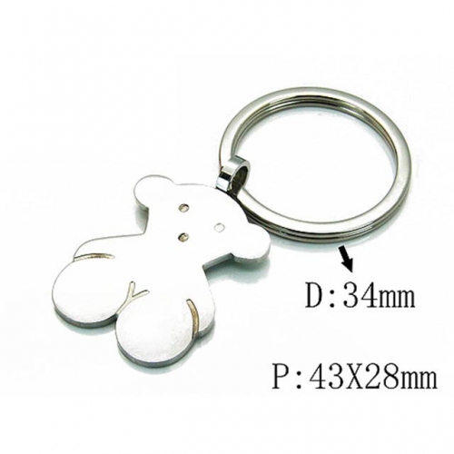 Wholesale Stainless Steel 316L Fashion Keychain NO.#BC64A0113HHF