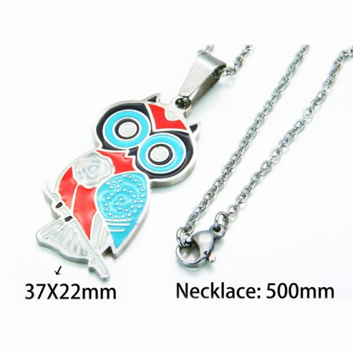 Wholesale Stainless Steel 316L Animal Style Necklace NO.#BC81N0007HXX