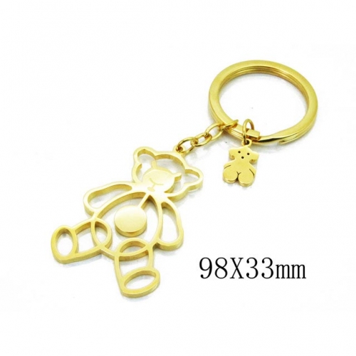 Wholesale Stainless Steel 316L Keychain NO.#BBC90P0101HLA