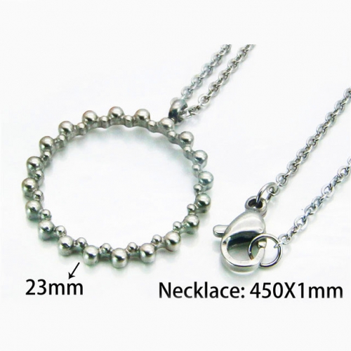 Wholesale Stainless Steel 316L Necklace (Popular) NO.#BC54N0331JL