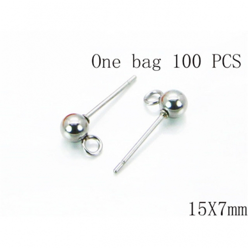 Wholesale Stainless Steel 316L Earrings Fitting NO.#BC70A0392ILZ