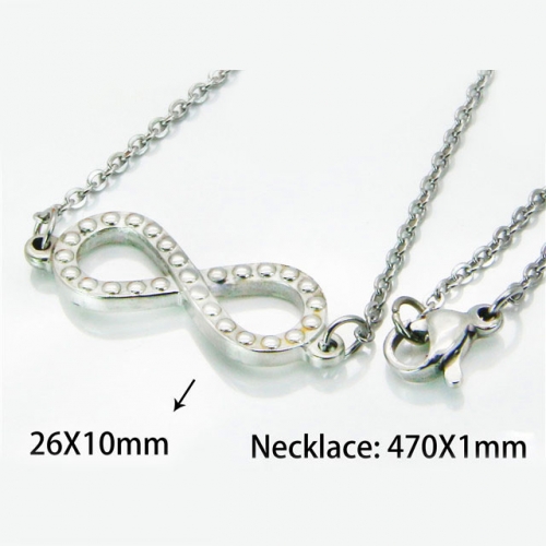 Wholesale Stainless Steel 316L Necklace (Popular) NO.#BC54N0409JL