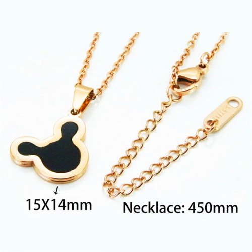 Wholesale Stainless Steel 316L Animal Style Necklace NO.#BC76N0483K5G