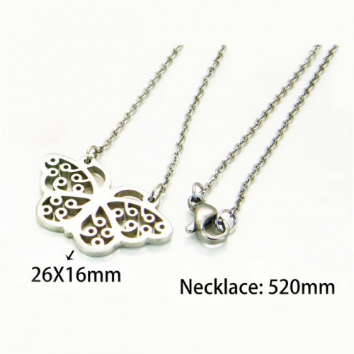Wholesale Stainless Steel 316L Animal Style Necklace NO.#BC64N0128NC