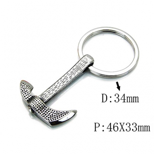 Wholesale Stainless Steel 316L Fashion Keychain NO.#BC64A0110HIR