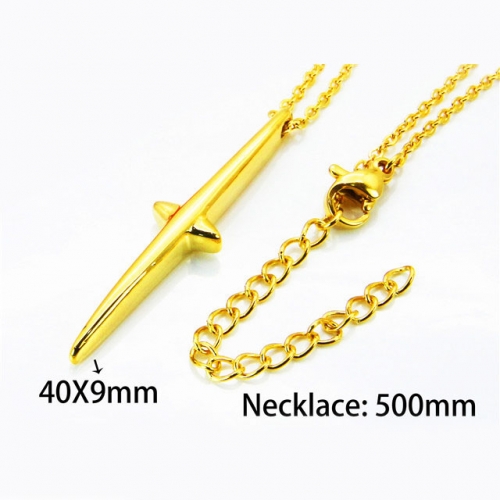 Wholesale Stainless Steel 316L Necklace (Popular) NO.#BC79N0002HZZ