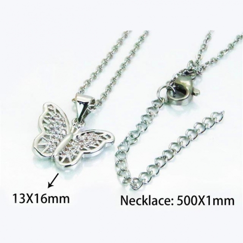 Wholesale Stainless Steel 316L Animal Style Necklace NO.#BC54N0088LC