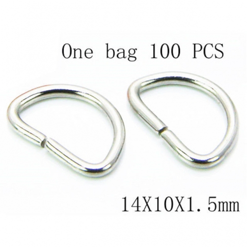 Wholesale Stainless Steel 316L Closed Jump Ring Fittings NO.#BC70A0193ILZ