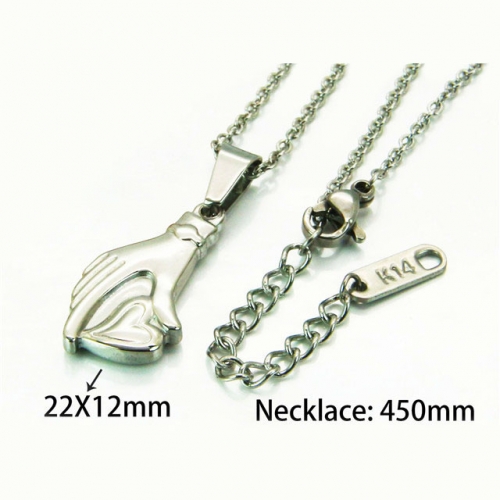 Wholesale Stainless Steel 316L Necklace (Lover Pendant) NO.#BC93N0109KG