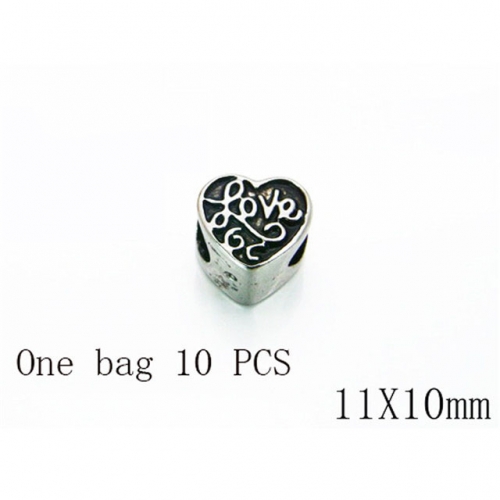 Wholesale Stainless Steel 316L Fashion Beads Fitting NO.#BC70A0855JGF