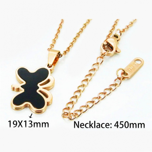 Wholesale Stainless Steel 316L Animal Style Necklace NO.#BC76N0484K5B