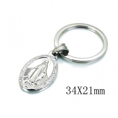 Wholesale Stainless Steel 316L Fashion Keychain NO.#BC64P0105OD