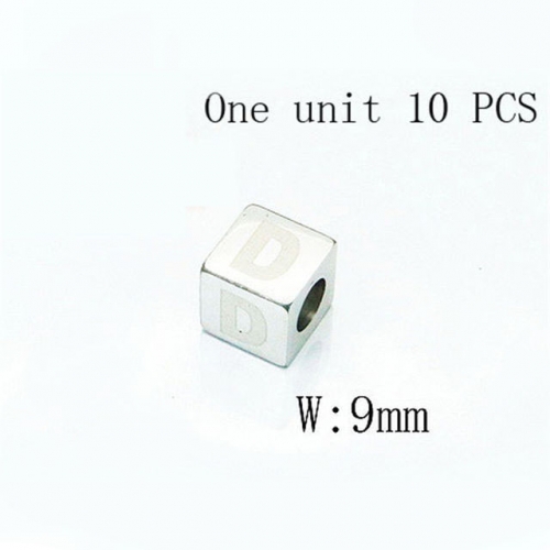 Wholesale Stainless Steel 316L Square Beads Fitting NO.#BC59A0010HPD