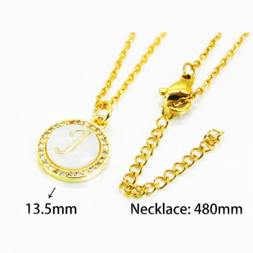Wholesale Stainless Steel 316L Necklace (Font Pendant) NO.#BC54N0182MLU
