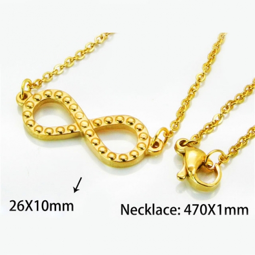Wholesale Stainless Steel 316L Necklace (Popular) NO.#BC54N0410KL