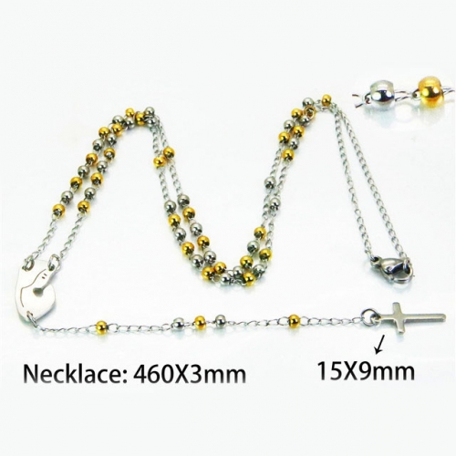 Wholesale Stainless Steel 316L Necklace (Religion Pendant) NO.#BC76N0429NS